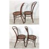 J. & J. Kohn SET 6 SEDIA ANTICA paglia di Vienna LEGNO FAGGIO tipo Thonet CHAIR