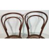 J. & J. Kohn SET 6 SEDIA ANTICA paglia di Vienna LEGNO FAGGIO tipo Thonet CHAIR