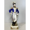 STATUINA PORCELLANA CAPODIMONTE Exelmans 1775-1852 SOLDATO Napoleonico UNIFORME