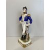 STATUINA PORCELLANA CAPODIMONTE Exelmans 1775-1852 SOLDATO Napoleonico UNIFORME
