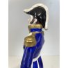STATUINA PORCELLANA CAPODIMONTE Exelmans 1775-1852 SOLDATO Napoleonico UNIFORME