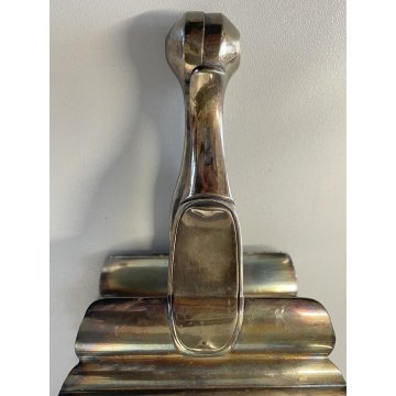 ANTICA PINZA SERVIZIO ASPARAGI Christofle pince à asperges ARGENTATA ART DECO