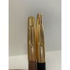 COPPIA PENNA PARKER 51 e 45 STILOGRAFICA FOUNTAIN PEN DORATA FUNZIONANTE anni 70