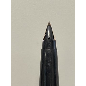 COPPIA PENNA PARKER 51 e 45 STILOGRAFICA FOUNTAIN PEN DORATA FUNZIONANTE anni 70