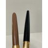 COPPIA PENNA PARKER 51 e 45 STILOGRAFICA FOUNTAIN PEN DORATA FUNZIONANTE anni 70