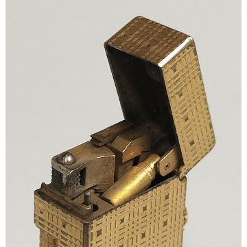 Dunhill 24163 ACCENDINO TASCA DORATO Swiss made VINTAGE GOLDEN LIGHTER Briquet