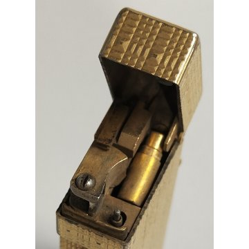 Dunhill 24163 ACCENDINO TASCA DORATO Swiss made VINTAGE GOLDEN LIGHTER Briquet