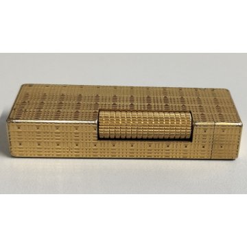 Dunhill 24163 ACCENDINO TASCA DORATO Swiss made VINTAGE GOLDEN LIGHTER Briquet