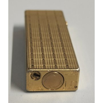Dunhill 24163 ACCENDINO TASCA DORATO Swiss made VINTAGE GOLDEN LIGHTER Briquet