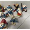 LOTTO GIOCO 21 PUFFI BLU PEYO VINTAGE ANNI 70/80 SCHLEICH GARGAMELLA PLASTICA