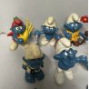 LOTTO GIOCO 21 PUFFI BLU PEYO VINTAGE ANNI 70/80 SCHLEICH GARGAMELLA PLASTICA