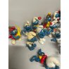 LOTTO GIOCO 21 PUFFI BLU PEYO VINTAGE ANNI 70/80 SCHLEICH GARGAMELLA PLASTICA