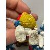 LOTTO GIOCO 21 PUFFI BLU PEYO VINTAGE ANNI 70/80 SCHLEICH GARGAMELLA PLASTICA