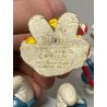 LOTTO GIOCO 21 PUFFI BLU PEYO VINTAGE ANNI 70/80 SCHLEICH GARGAMELLA PLASTICA