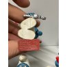 LOTTO GIOCO 21 PUFFI BLU PEYO VINTAGE ANNI 70/80 SCHLEICH GARGAMELLA PLASTICA