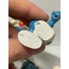LOTTO GIOCO 21 PUFFI BLU PEYO VINTAGE ANNI 70/80 SCHLEICH GARGAMELLA PLASTICA