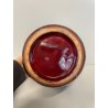 VASO CERAMICA SMALTATA SANGUE DI BUE DESIGN PRIMI '900 VINTAGE PORTAFIORI ROSSO