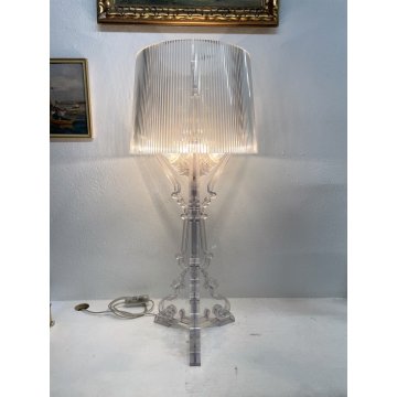 LAMPADA TAVOLO KARTELL Bourgie TRASPARENTE DESIGN F. Laviani max 78 cm/h 2004
