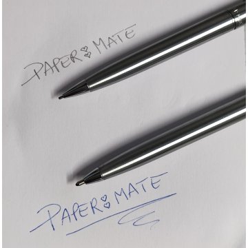 Paper Mate PARURE Penna sfera Matita CHROME EXECUTIVE anni 80 SET BALLPOINT PEN