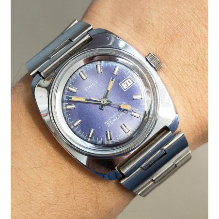 ANTICO OROLOGIO POLSO Timex 27676 Submariner ANNI 70 Diver Wrist Watch SUB 25 m.