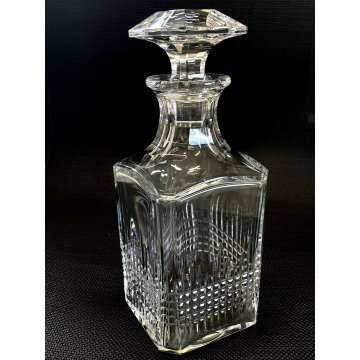 BACCARAT WHISKY DECANTER MOD. "Nancy" CRISTALLO MOLATO whiskey BOTTLE '900