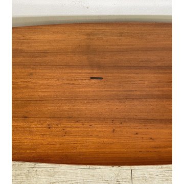 TAVOLINO SALOTTO DESIGN Guglielmo Ulrich ANNI 50 LEGNO TEAK FERRO TABLE BASSE