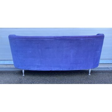 DIVANO DESIGN Iosa Ghini MOROSO MODELLO NEWTONE STOFFA VIOLA SOFA VINTAGE 1989