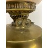 ANTICO LUME LANTERNA a OLIO VITTORIANO DOPPIO STOPPINO COLONNA CORINZIA OTTONE