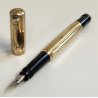 ATLANTICA Antica Penna Stilografica RETRATTILE Safety ORO 18kr OLD FOUNTAIN PEN