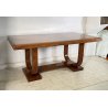 ANTICO TAVOLO PRANZO ART DECO LEGNO RADICA ANNI 40 OLD TABLE PRIMI 900 EPOCA