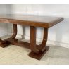 ANTICO TAVOLO PRANZO ART DECO LEGNO RADICA ANNI 40 OLD TABLE PRIMI 900 EPOCA