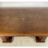 ANTICO TAVOLO PRANZO ART DECO LEGNO RADICA ANNI 40 OLD TABLE PRIMI 900 EPOCA