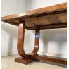 ANTICO TAVOLO PRANZO ART DECO LEGNO RADICA ANNI 40 OLD TABLE PRIMI 900 EPOCA
