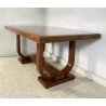 ANTICO TAVOLO PRANZO ART DECO LEGNO RADICA ANNI 40 OLD TABLE PRIMI 900 EPOCA