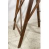 ANTICA SCALETTA PIEGHEVOLE LEGNO FAGGIO FINE 1800 PRIMI 1900 SCALA LIBRERIA OLD