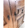 ANTICO ARMADIO 2 ANTE epoca 1600 GUARDAROBA PIEMONTESE legno NOCE dispensa STIPO
