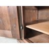 ANTICO ARMADIO 2 ANTE epoca 1600 GUARDAROBA PIEMONTESE legno NOCE dispensa STIPO