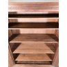 ANTICO ARMADIO 2 ANTE epoca 1600 GUARDAROBA PIEMONTESE legno NOCE dispensa STIPO