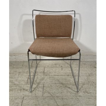 SEDIA Tulu GAVINA CASSINA anni 70 DESIGN Kazuhide Takahama VINTAGE chair cromata