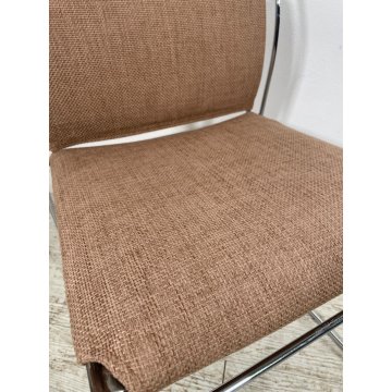 SEDIA Tulu GAVINA CASSINA anni 70 DESIGN Kazuhide Takahama VINTAGE chair cromata