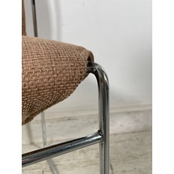 SEDIA Tulu GAVINA CASSINA anni 70 DESIGN Kazuhide Takahama VINTAGE chair cromata