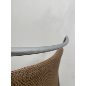 SEDIA Tulu GAVINA CASSINA anni 70 DESIGN Kazuhide Takahama VINTAGE chair cromata