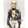 STATUINA PORCELLANA Bourdois & Bloch PARIS Brune SOLDATO Napoleonico UNIFORME
