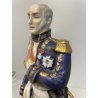 STATUINA PORCELLANA Bourdois & Bloch PARIS Brune SOLDATO Napoleonico UNIFORME