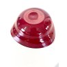 ANTICA BOWL CIOTOLA SVUOTATASCHE VETRO MURANO ROSSO RUBINO BULLICANTE '50/60