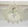 LAMPADARIO SOFFITTO ANNI 70 DESIGN VETRO HANGING LAMP GLASS VINTAGE 6 LUCI EPOCA