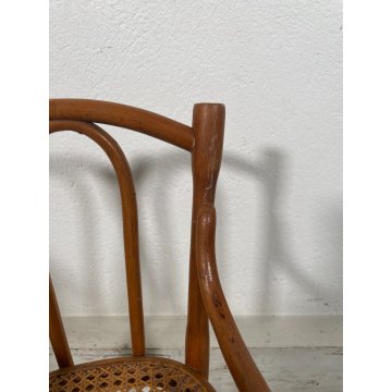 PICCOLO SALOTTO THONET MINIATURA BAMBOLE PAGLIA VIENNA epoca '900 SEDIA GIOCO