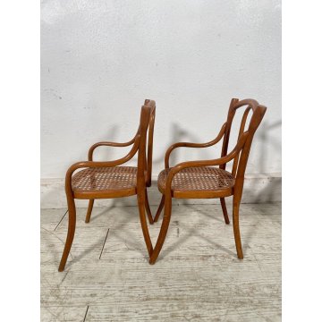 PICCOLO SALOTTO THONET MINIATURA BAMBOLE PAGLIA VIENNA epoca '900 SEDIA GIOCO