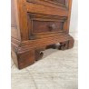 ANTICO COMODINO 3 CASSETTI LEGNO NOCE epoca '900 CASSETTIERA CANTERANO stile 800