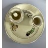 RARO SET da FUMO VINTAGE 4 pz MAIOLICA Ceramiche Fiorentine ANNI '50 MID CENTURY